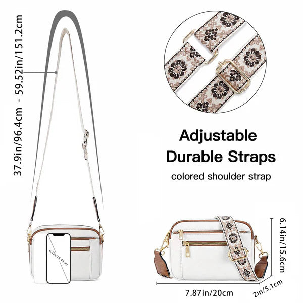 Erica™ - Elegante Leder Schultertasche