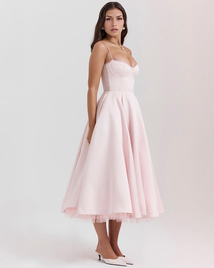 Ophira™ - Elegantes Korsett-Midi-Kleid