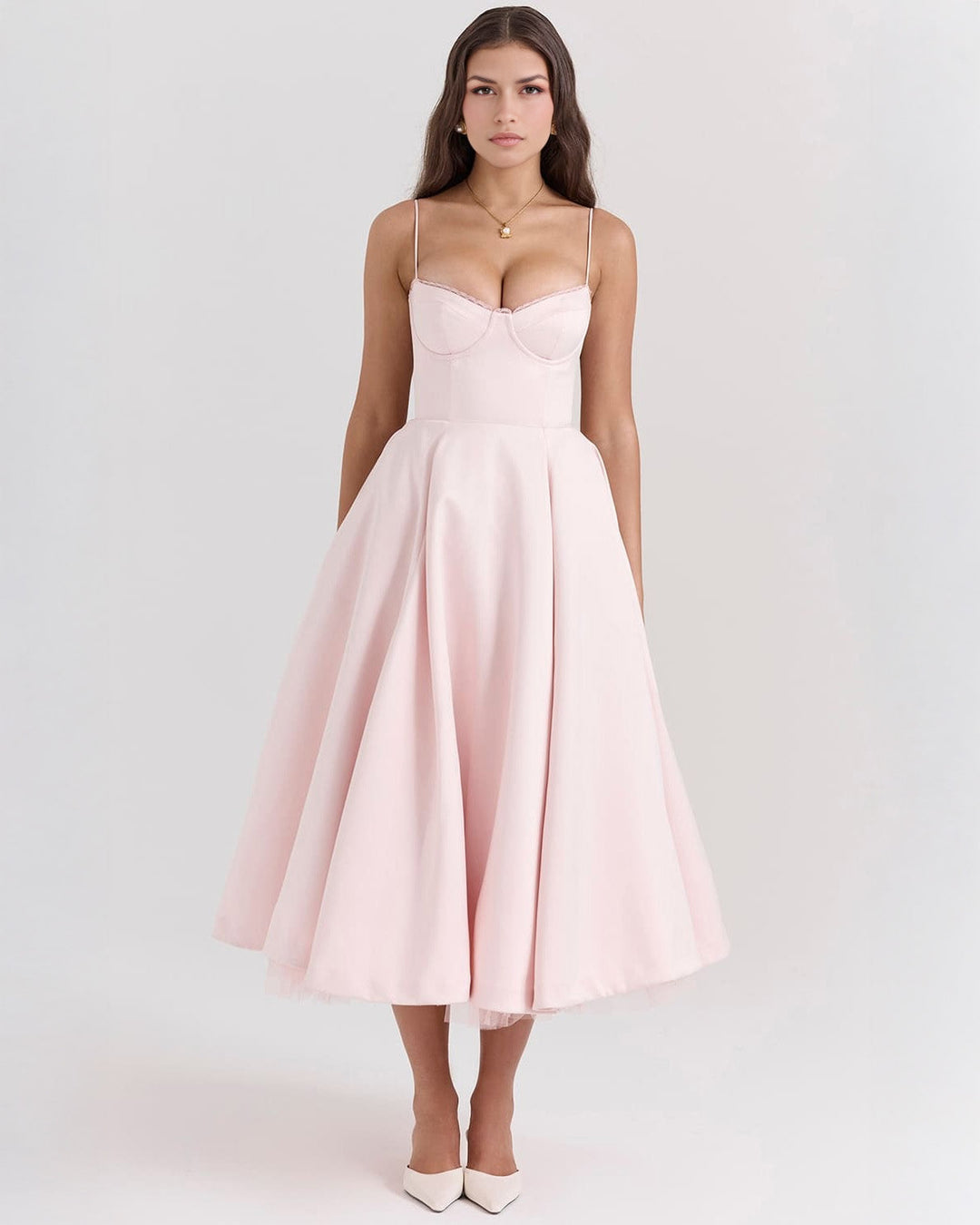 Ophira™ - Elegantes Korsett-Midi-Kleid