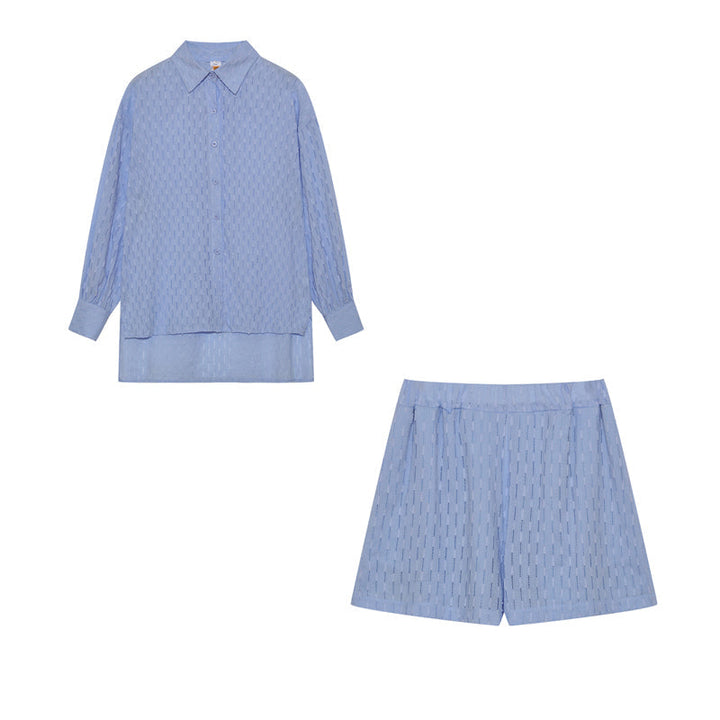 Elizabeth - Luftiges Shirt- und Shorts-Set