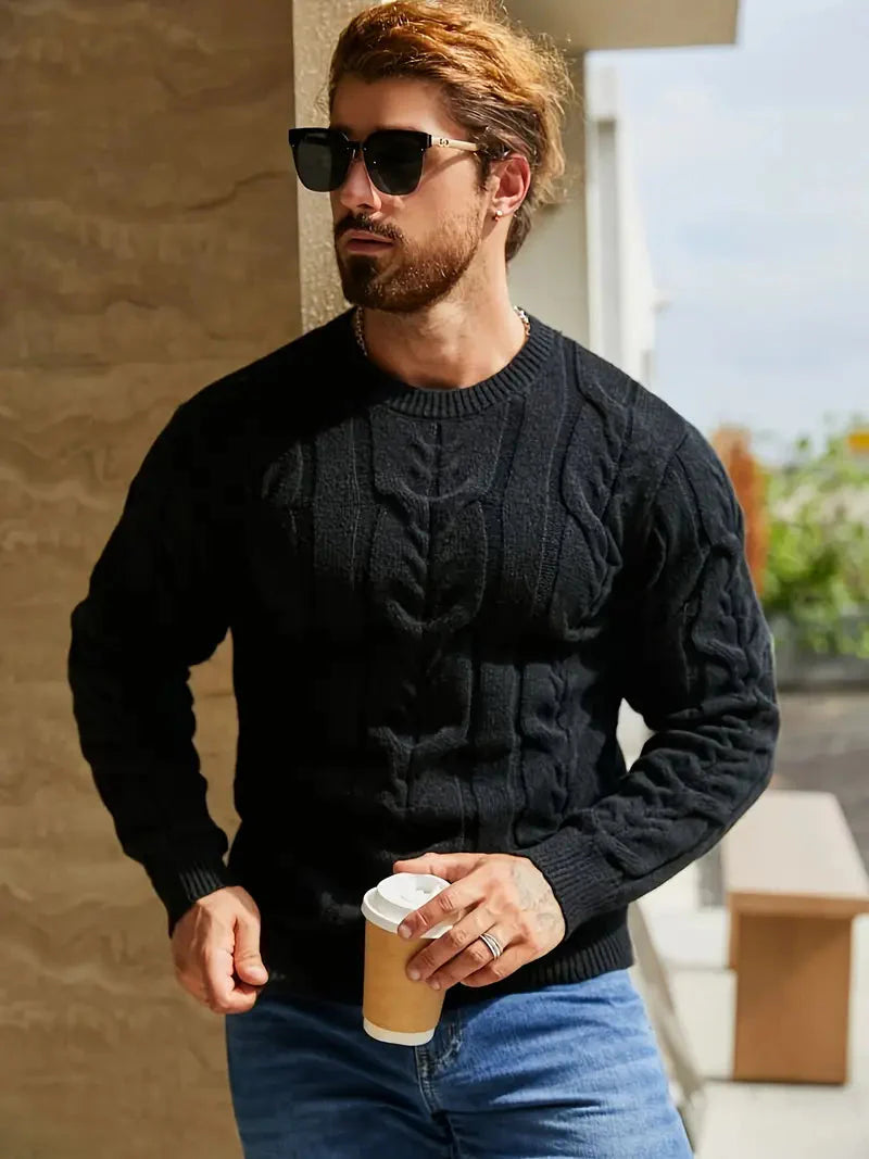 Brit & Boho™️ | Graphica Geo Strickpullover