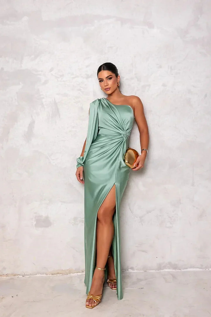 Alison - Elegantes Schlitz-Maxikleid