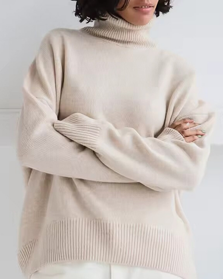 Lesley - Oversized Rollkragenpullover