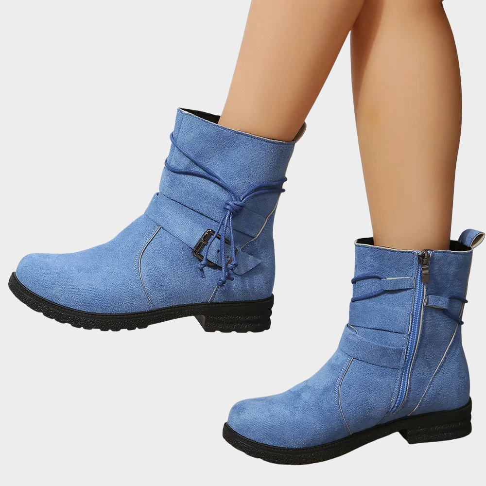 Delaney | Niedrige Absatz Stiefeletten