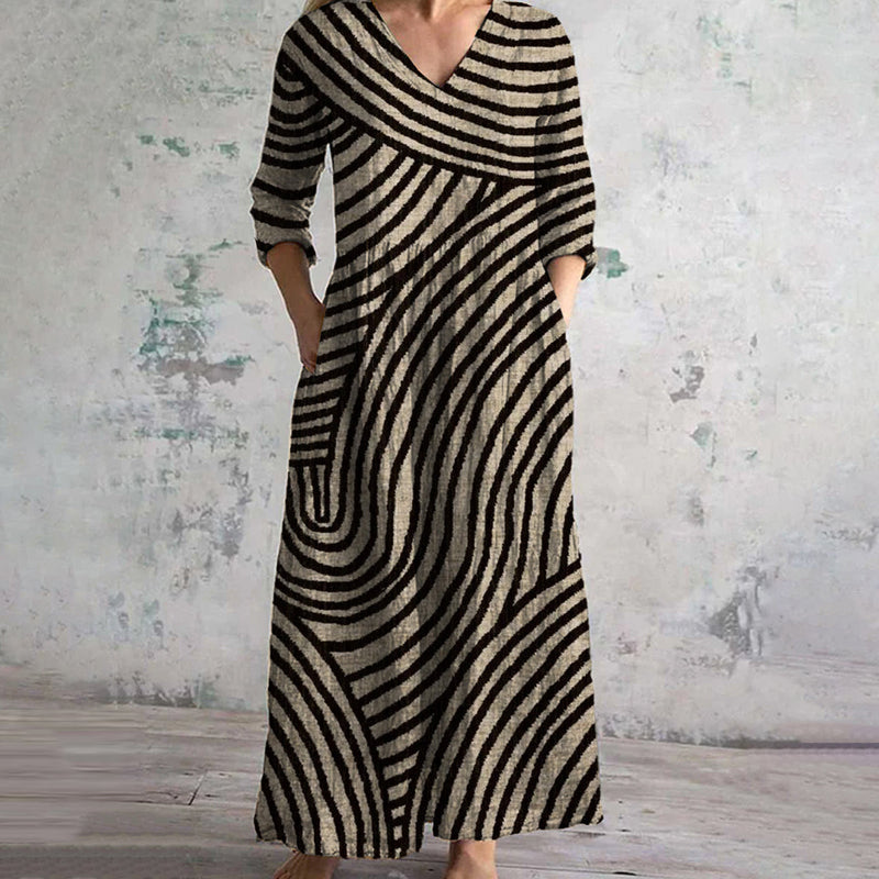 Eve™ - Vintage Streifenkleid