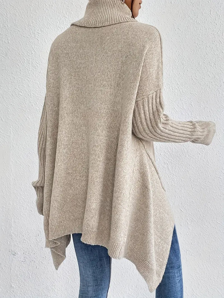 Bridgette™ - Bequemer langer Rollkragenpullover