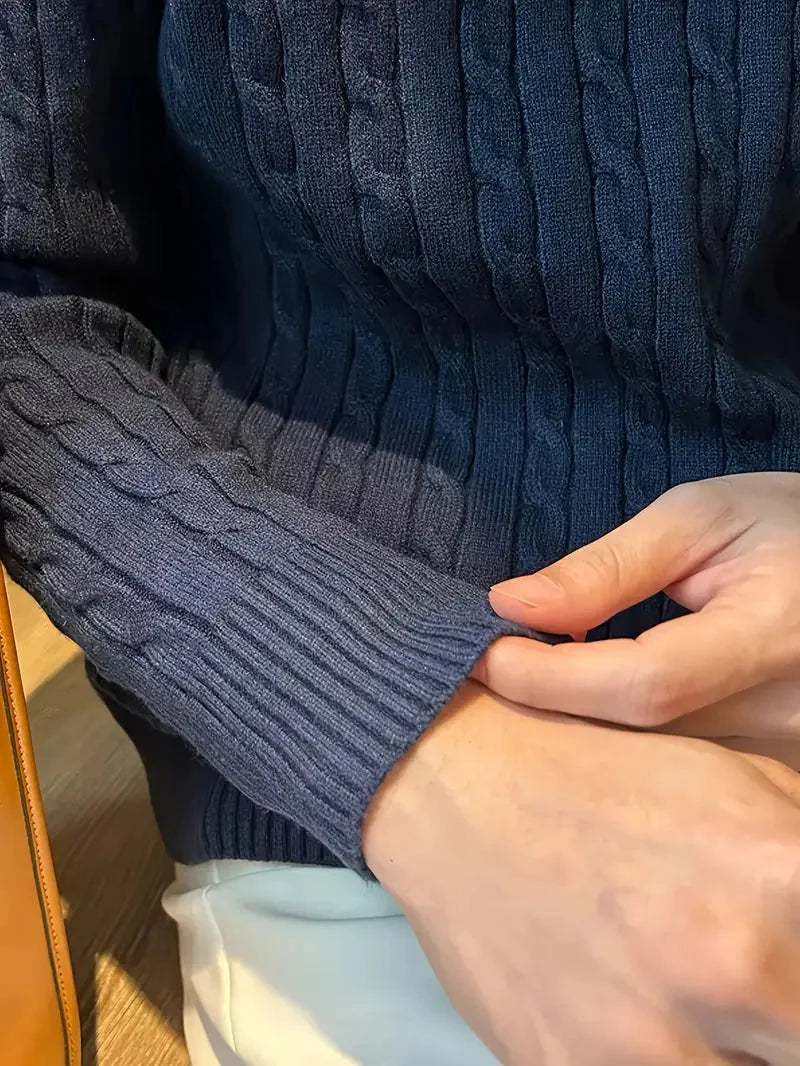 Brit & Boho™️ | Kabelstrickpullover