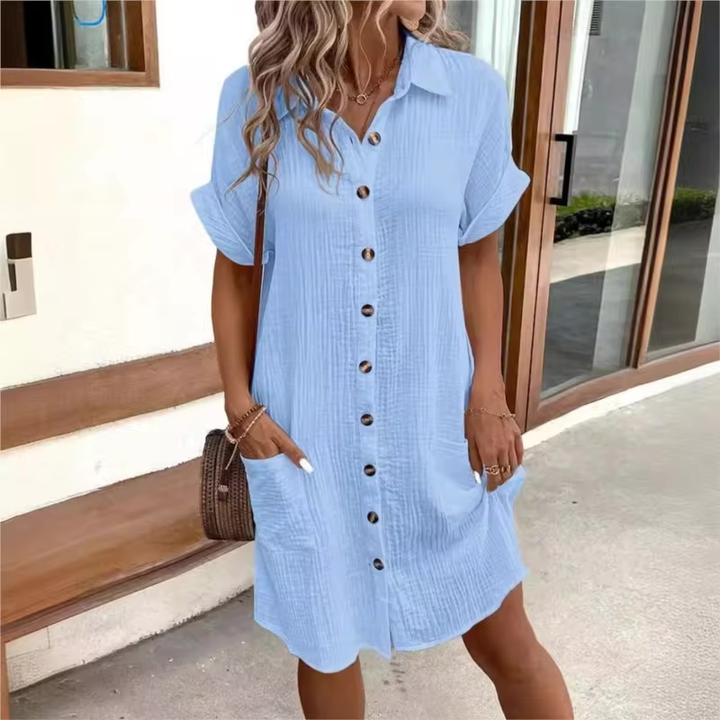 Fenna | Mühelose Knopfkleid