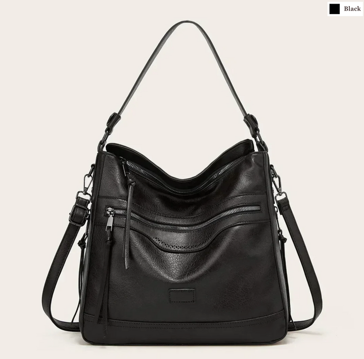 Malbjørg | Elegante Schultertasche mit wellenförmigem Design