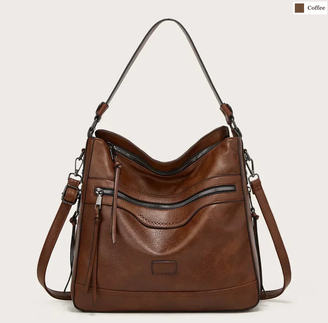 Malbjørg | Elegante Schultertasche mit wellenförmigem Design