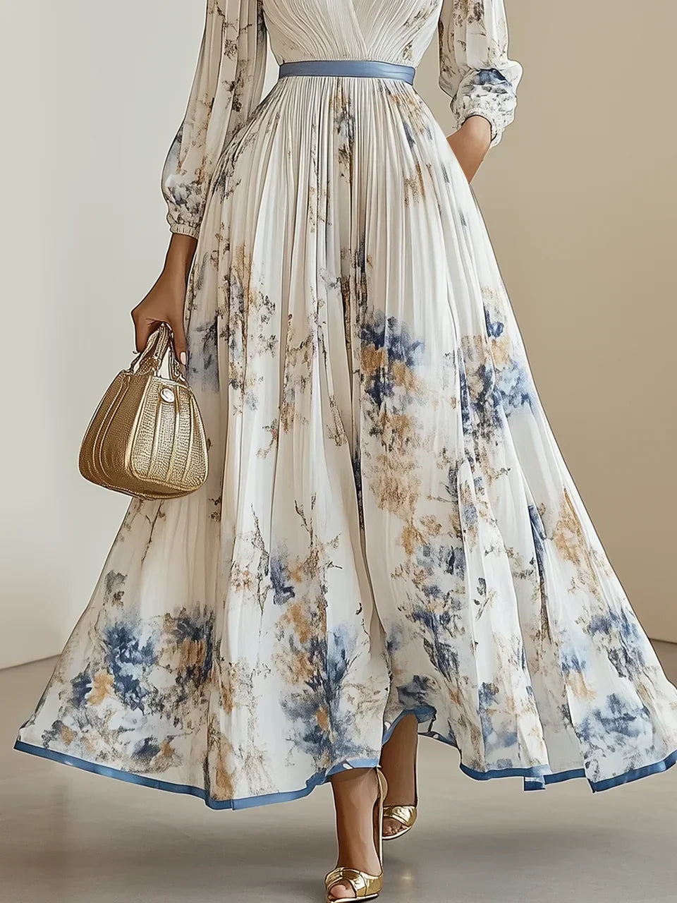 Vicki™ - Zeitloses Florales Elegantes Kleid