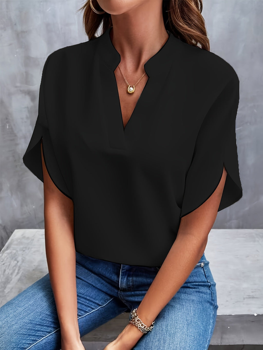 Mina™ - Luxuriöse Elegante Bluse