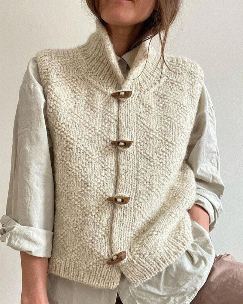 Ingrid™ - Eleganter Cardigan Ohne Ärmel