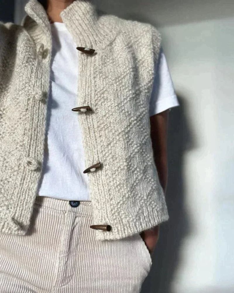 Ingrid™ - Eleganter Cardigan Ohne Ärmel