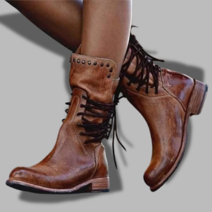 WYNONA | RUSTIKALE VINTAGE LEDERSTIEFEL