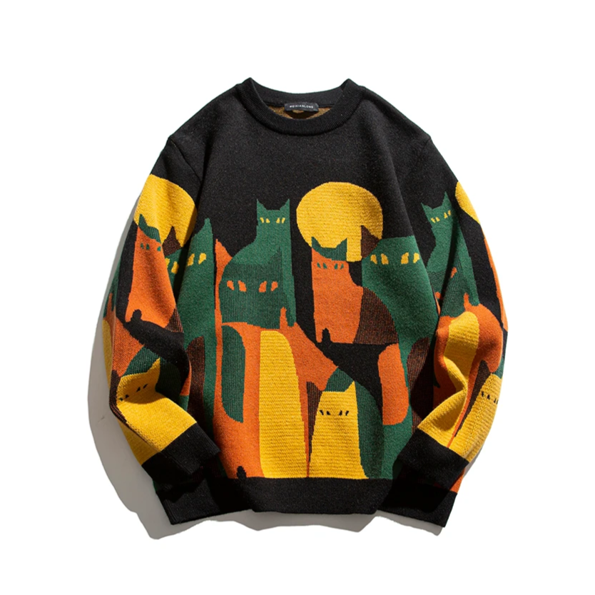 Toni™ - Katze Crew Pullover