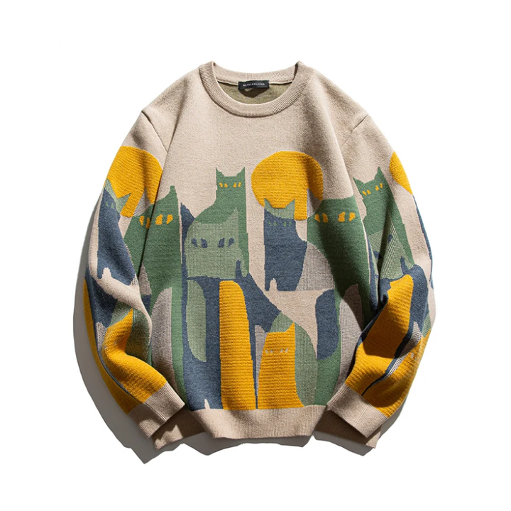 Toni™ - Katze Crew Pullover