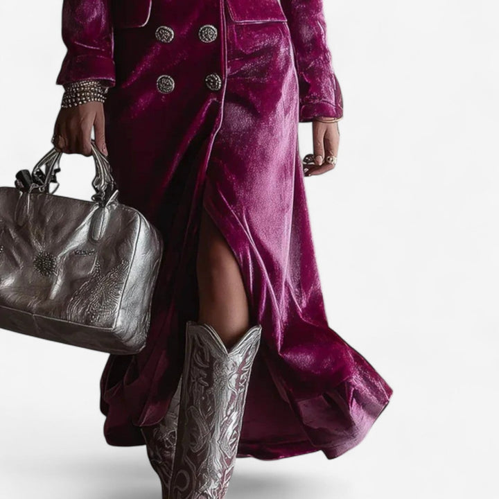 Virginie™ Wickelkleid aus Samt