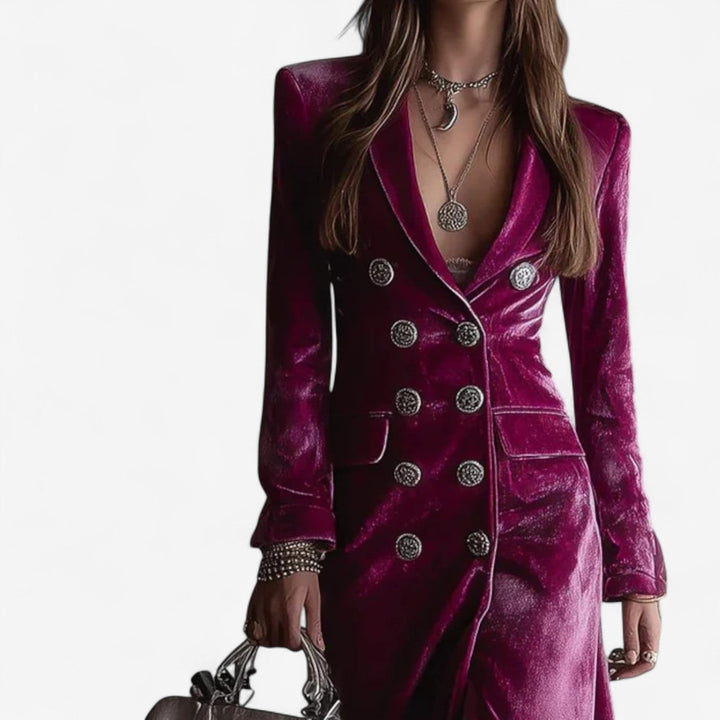 Virginie™ Wickelkleid aus Samt