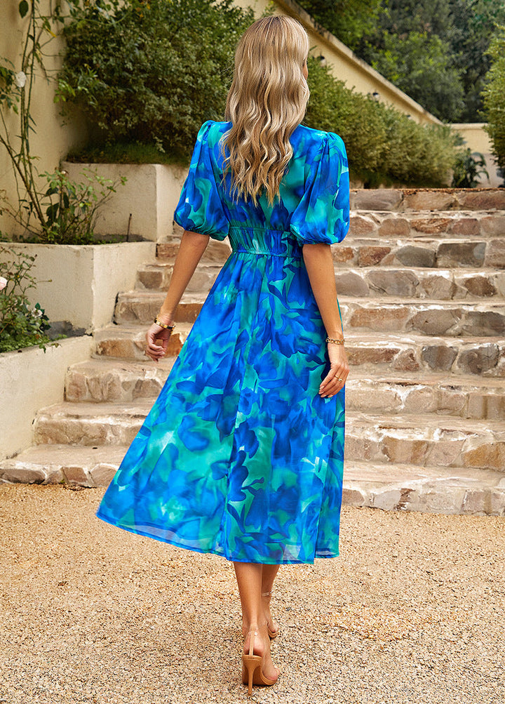 Flore - Elegantes Kleid mit Blumenmuster