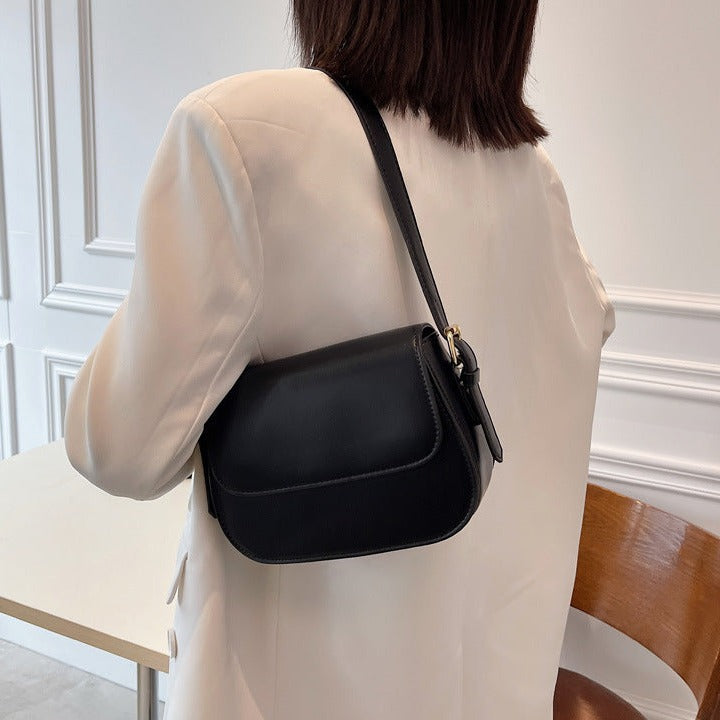 Eldborg | Elegante Schultertasche in gedämpftem Nude-Ton