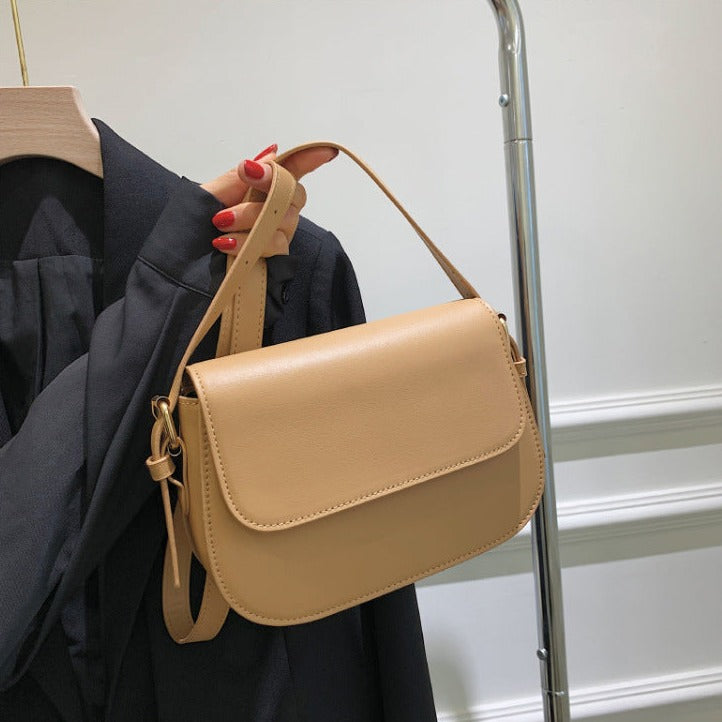 Eldborg | Elegante Schultertasche in gedämpftem Nude-Ton