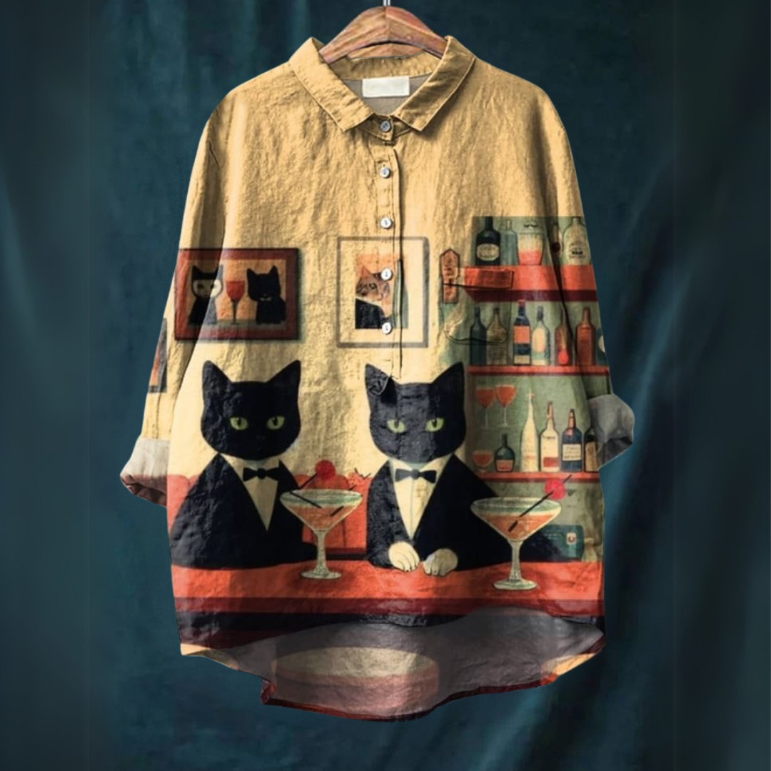 Lucy™ - Katzenkunst-Shirt