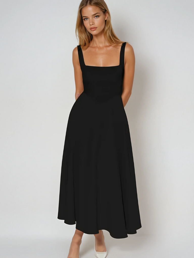 Scarlett™ - Klassisches Midi-Kleid