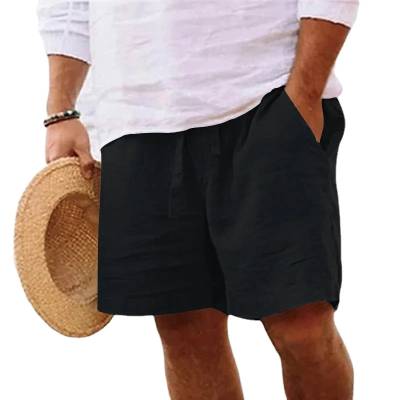 Fabiano - Leinen Strandshorts