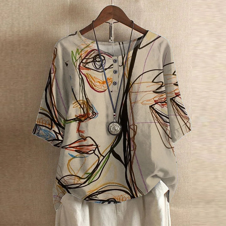 Anya™ | Retro-inspirierte Bluse