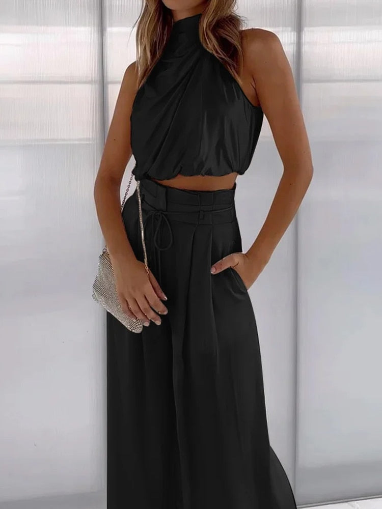 Jana™ - Satin Zweiteiliges Set
