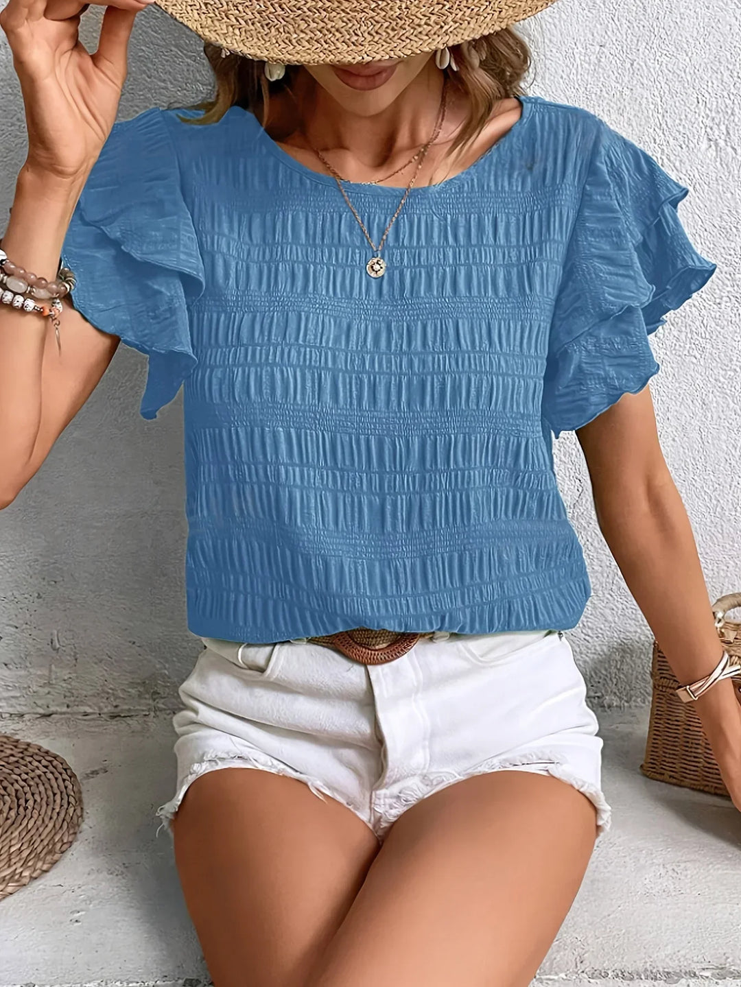 Charmaine™ | Leichte & Luftige Bluse mit Verspielten Rüschen