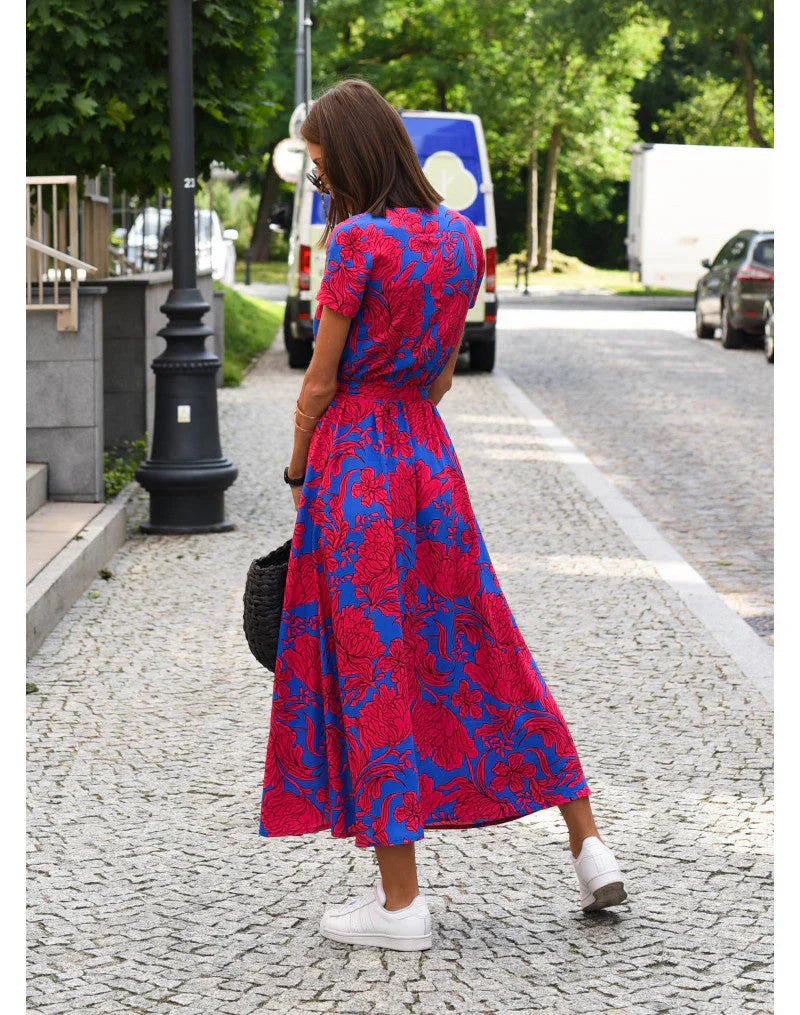 Suzanne – Elegantes Kleid mit V-Ausschnitt