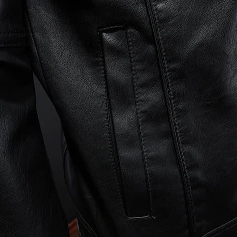 Darius™ - Premium Lederjacke im Moto-Stil