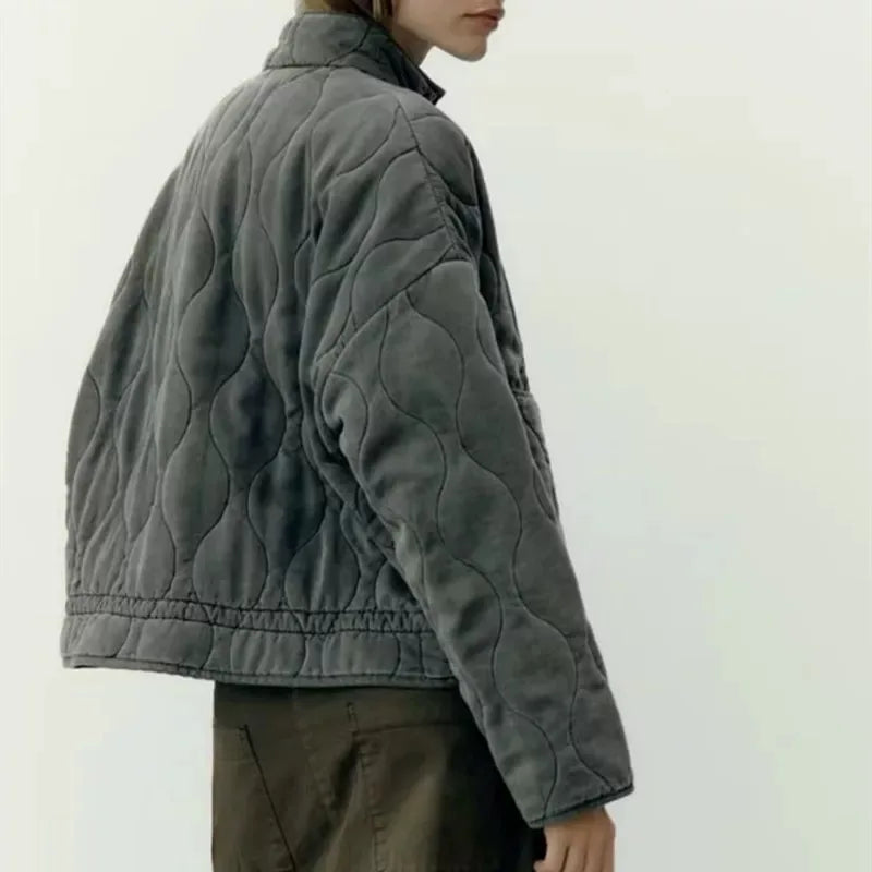 Zara™ - Vintage Steppjacke aus Baumwolle