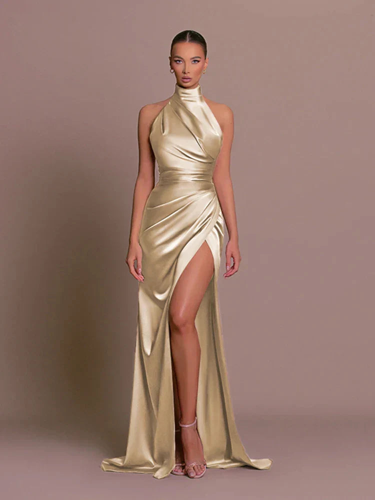 Livia | Elegantes Schlitzkleid