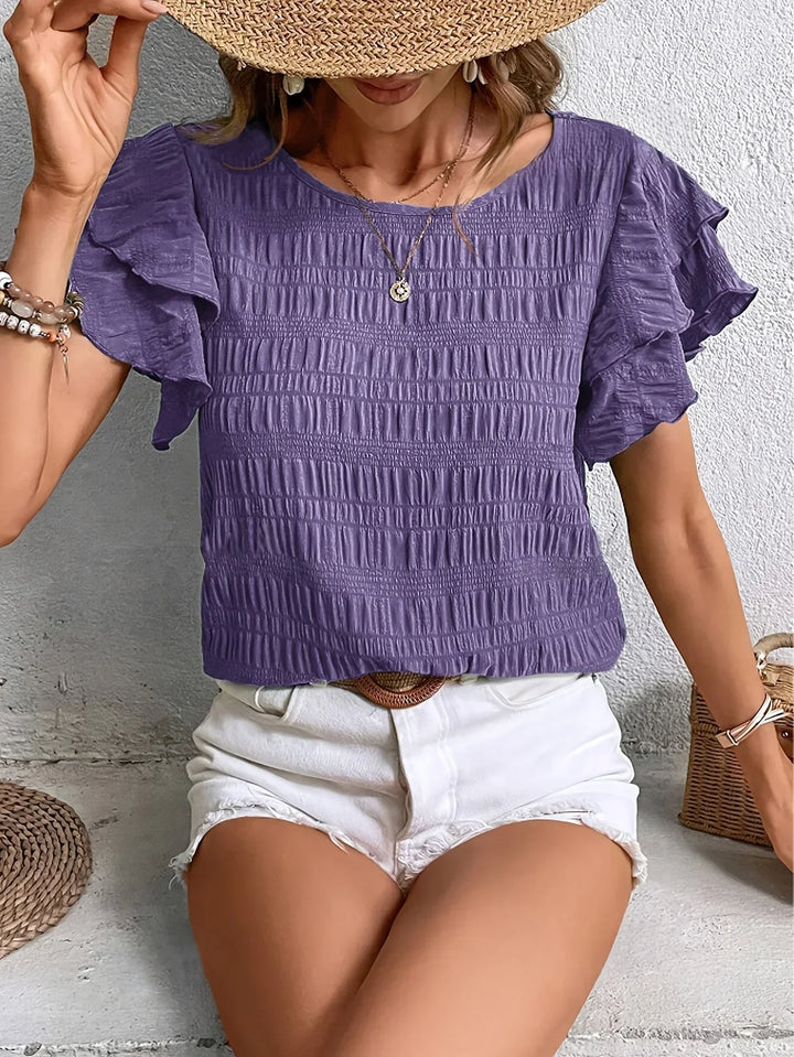 Charmaine™ | Leichte & Luftige Bluse mit Verspielten Rüschen
