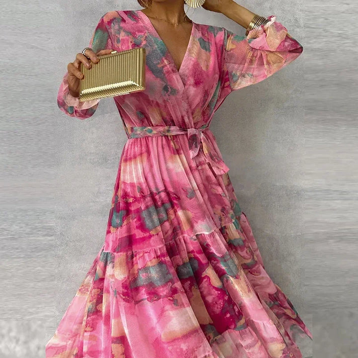 Grace™ - Elegantes Florales Handgemachtes Kleid