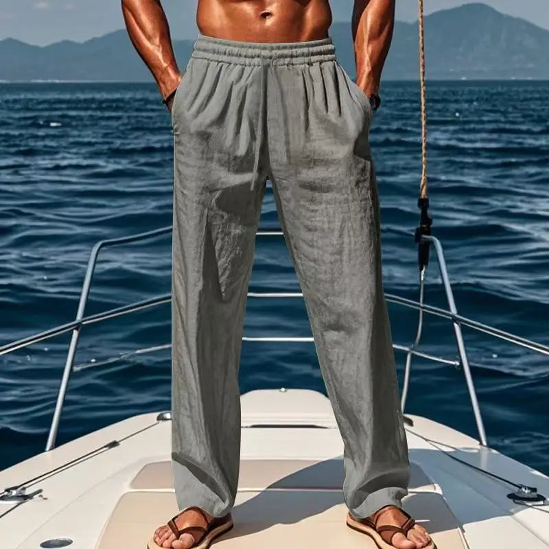 Elyas - Entspannte Leinenhose