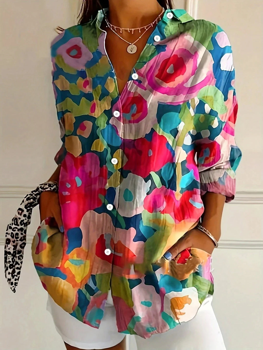 Annika™ - Bunte Bluse mit verspieltem Druck