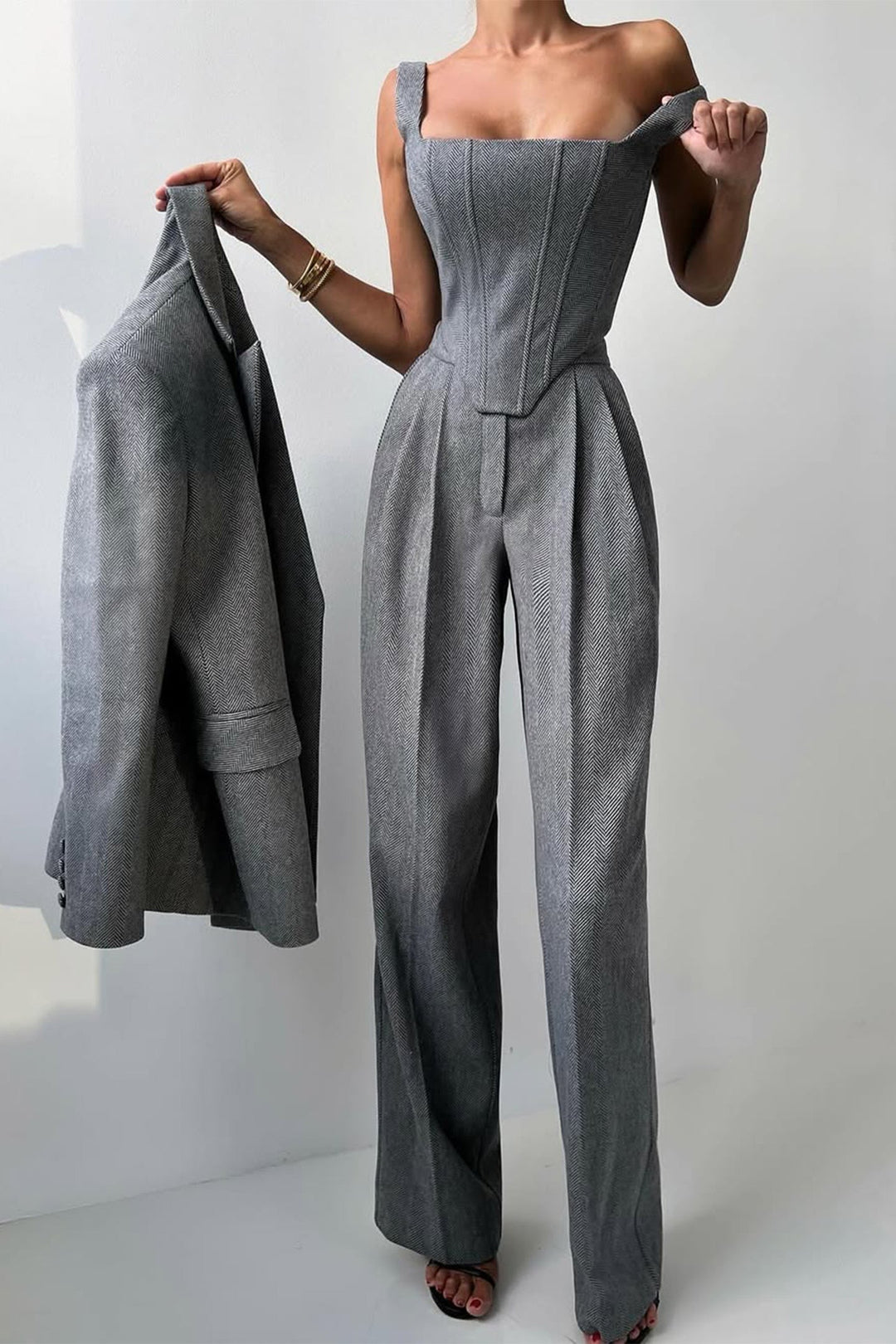 Dolce™ - Drei-Teile-Set mit Doppelreiher-Blazer