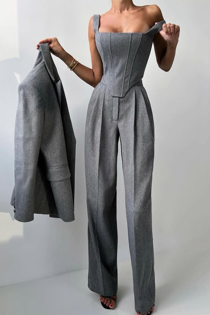 Dolce™ - Drei-Teile-Set mit Doppelreiher-Blazer