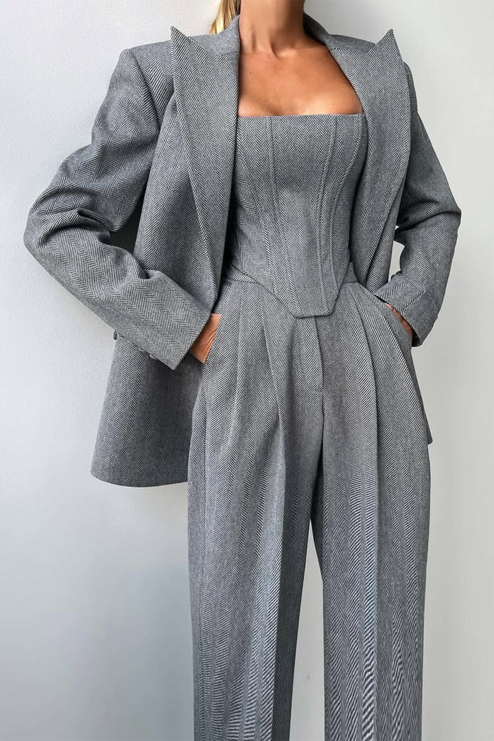 Dolce™ - Drei-Teile-Set mit Doppelreiher-Blazer