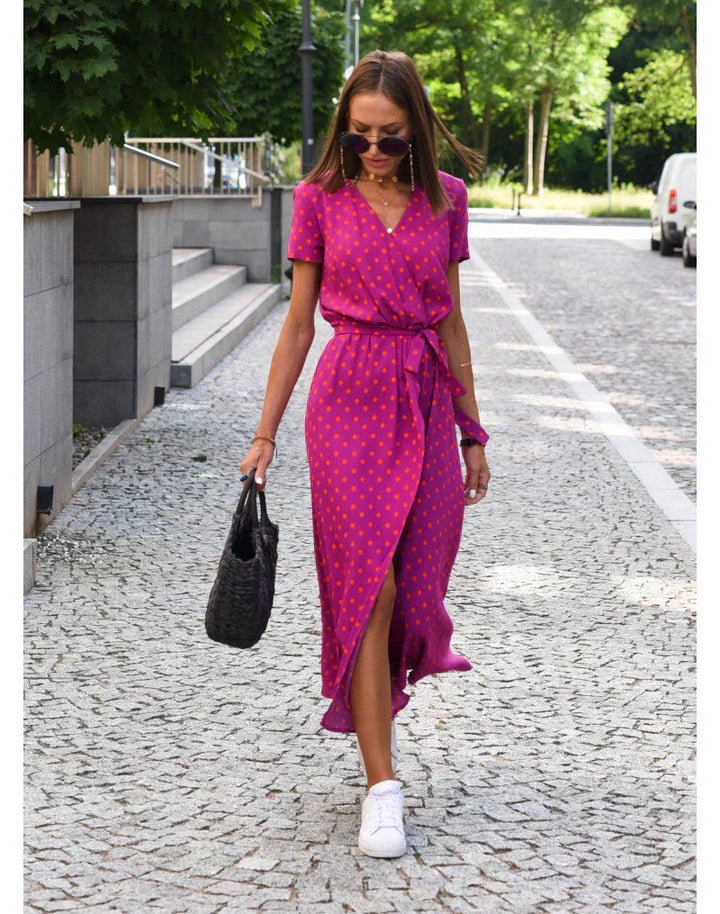 Suzanne – Elegantes Kleid mit V-Ausschnitt
