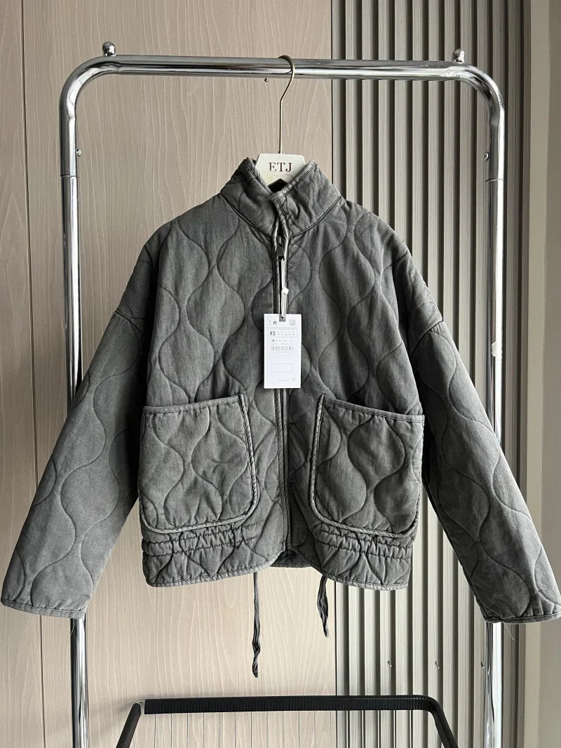 Zara™ - Vintage Steppjacke aus Baumwolle