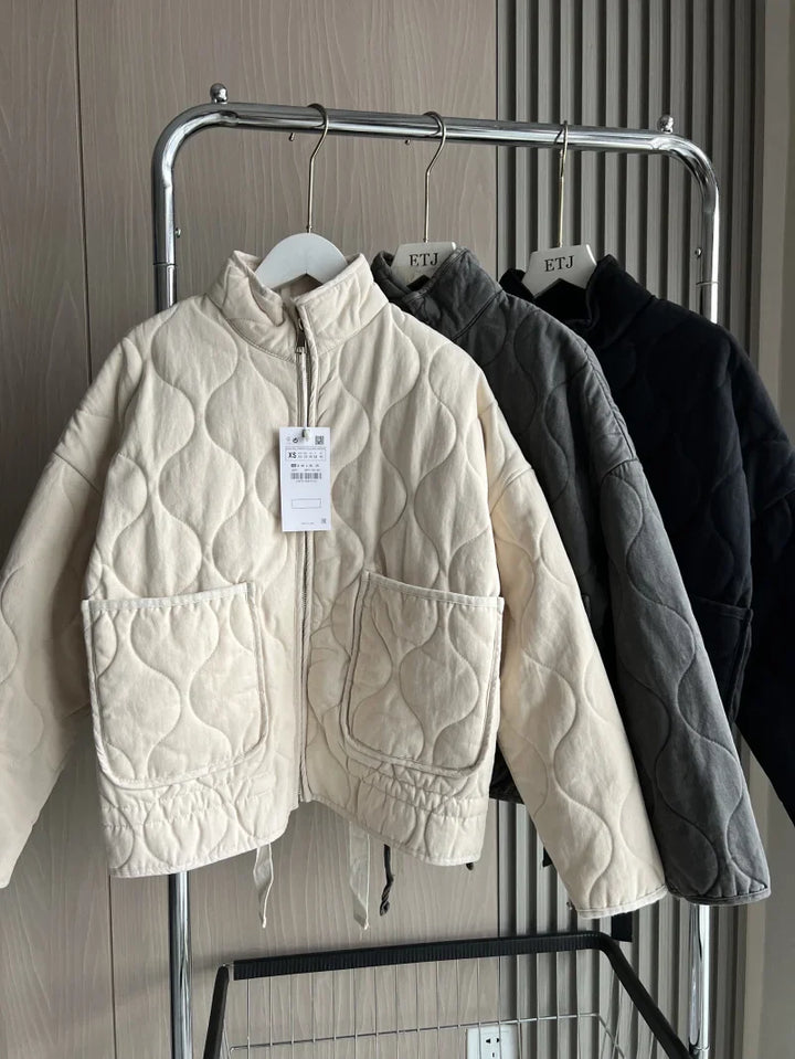 Zara™ - Vintage Steppjacke aus Baumwolle