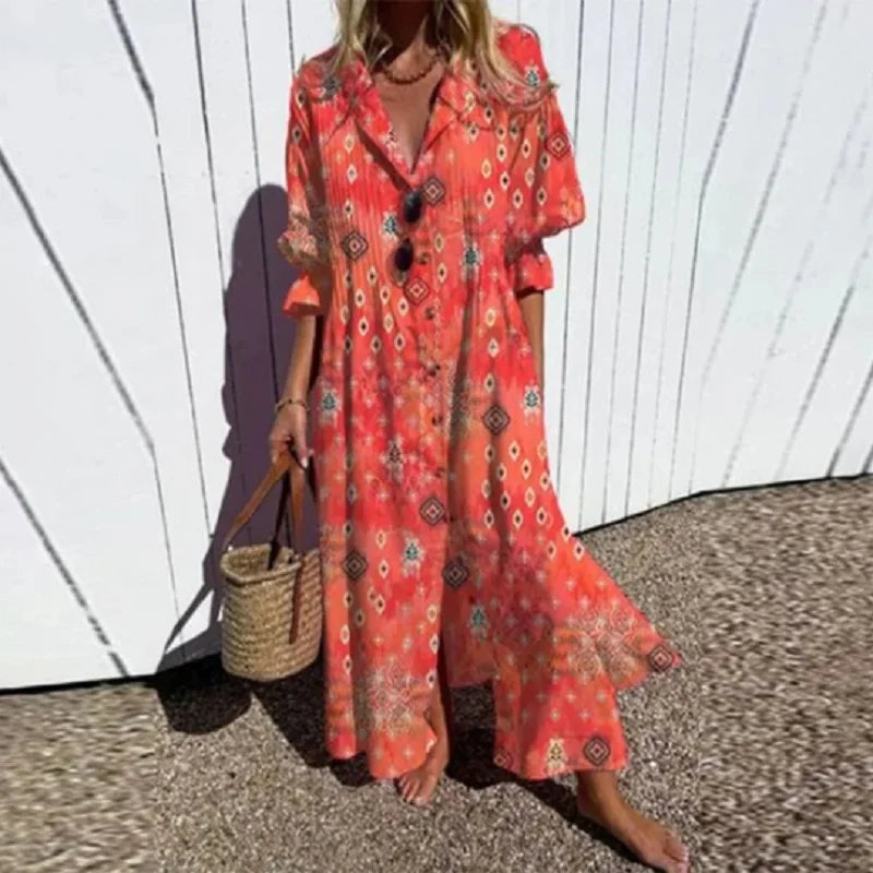 Diara™ - Luxe Frühling Bohemian Kleid