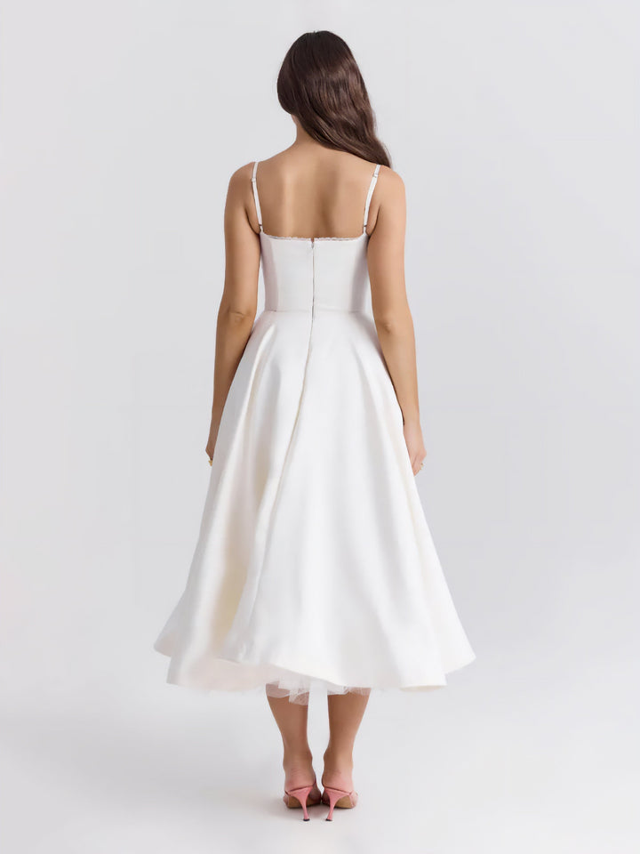 Ophira™ - Elegantes Korsett-Midi-Kleid