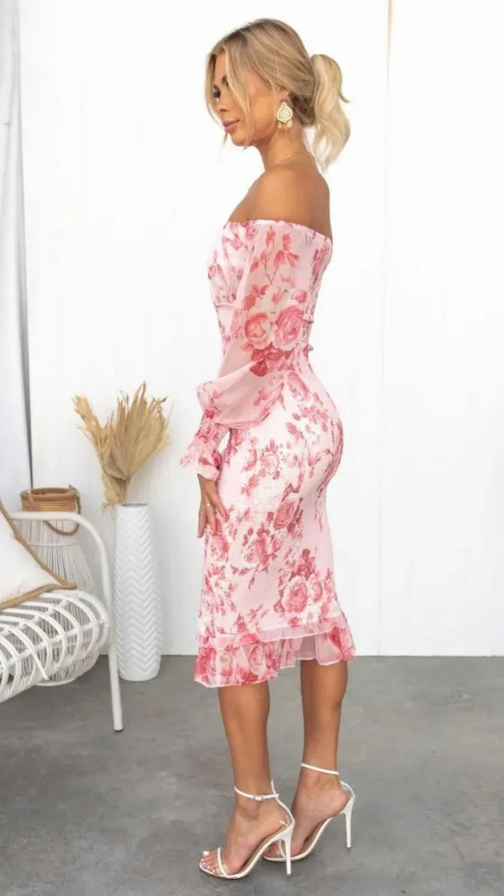 Kendall | Luxe Midi Kleid (Fast ausverkauft)
