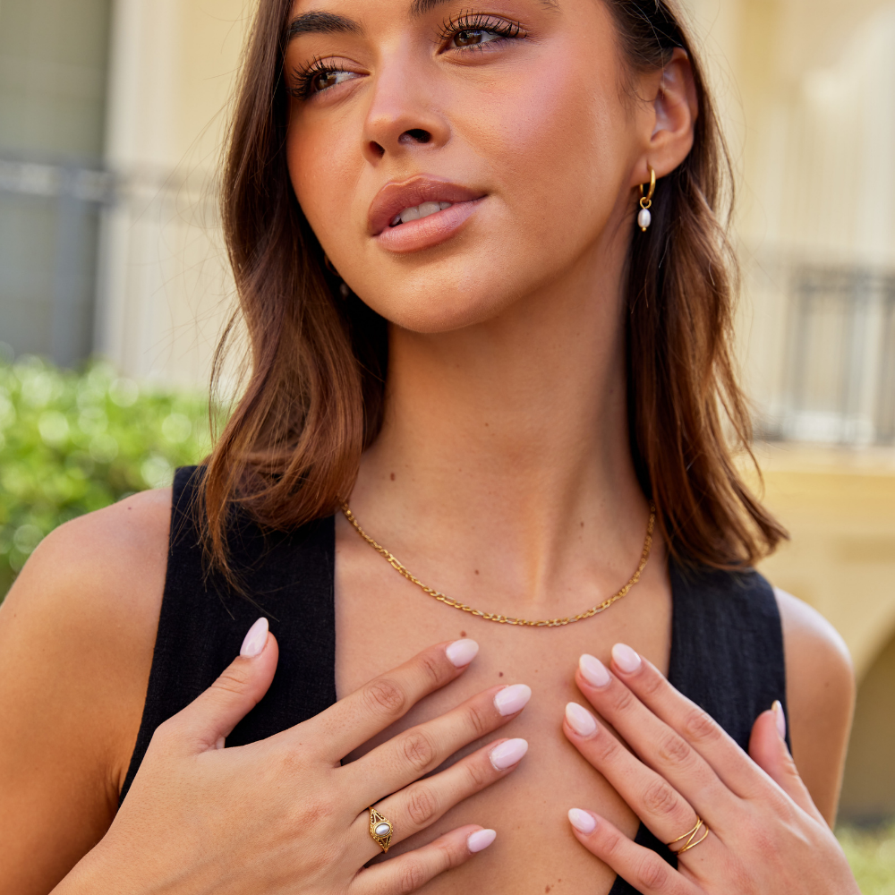 Aitana - Vintage Perlenring